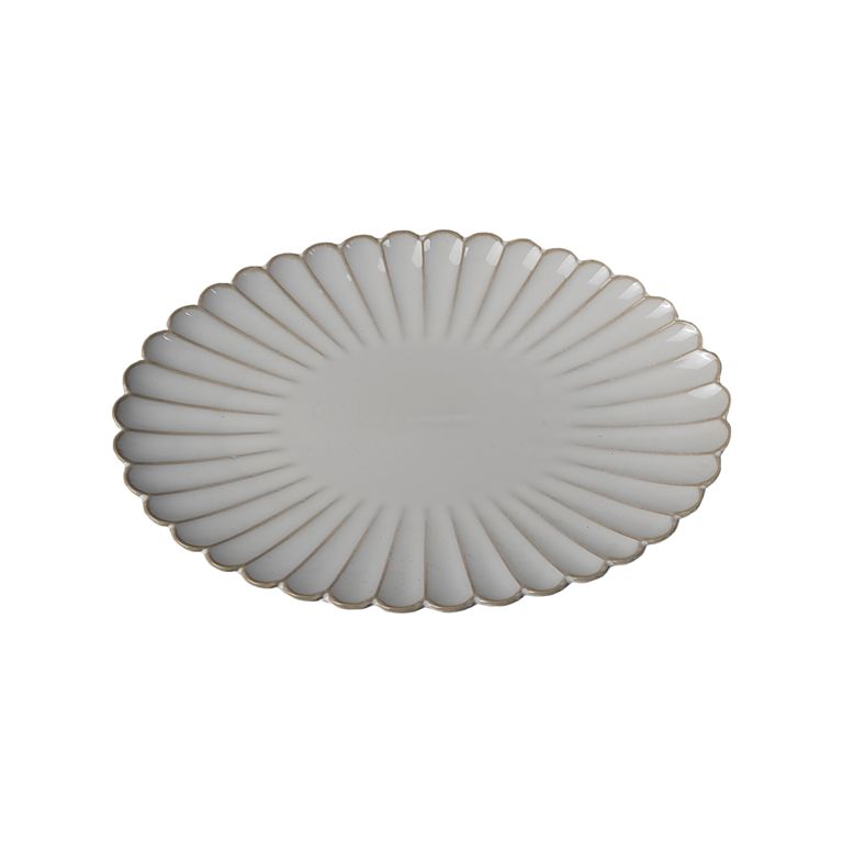 BRICARD PARIS TABAK | OVAL 31X21X3 CM BEYAZ