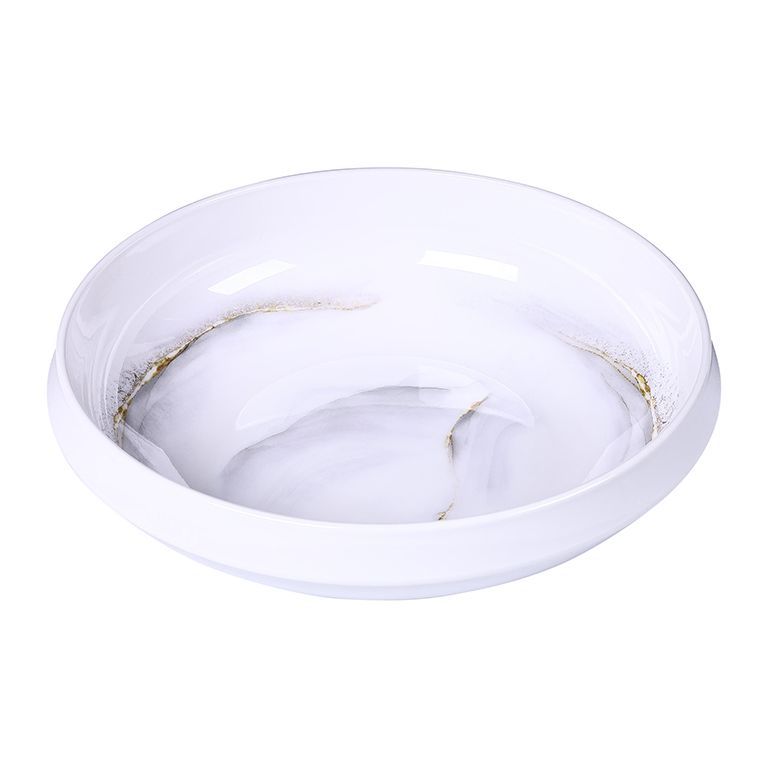 BRICARD MELAMINE SERVIERSCH. 501 | WEIß-MERMOR Ø29 CM