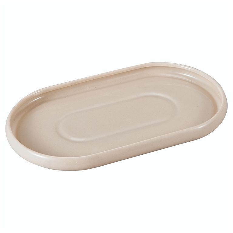 BRICARD BONDY TELLER SET | OVAL 26,8X16X2 CM TAUPE 6-TEILIG