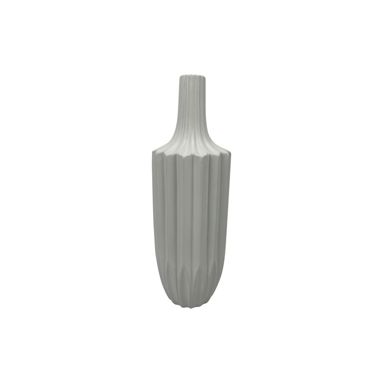 FUGURATO VASE 9283 | Ø18,5X56,5 CM WHITE