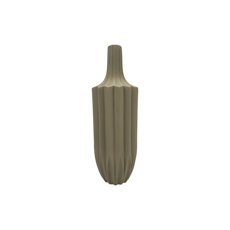 FUGURATO VASE 9283 | Ø18,5X56,5 CM LIGHT BROWN