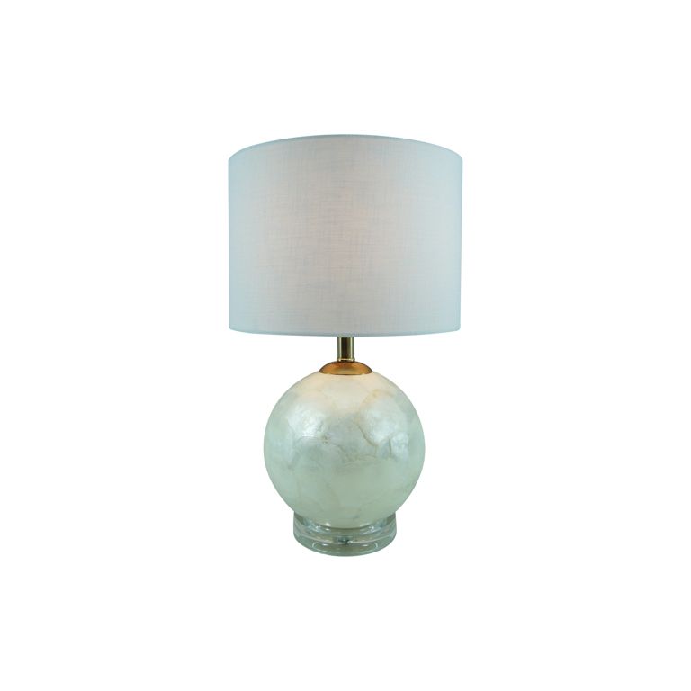 LUMCI GISELLE TABLE LAMP| GOLD-WHITE Ø25X41 CM