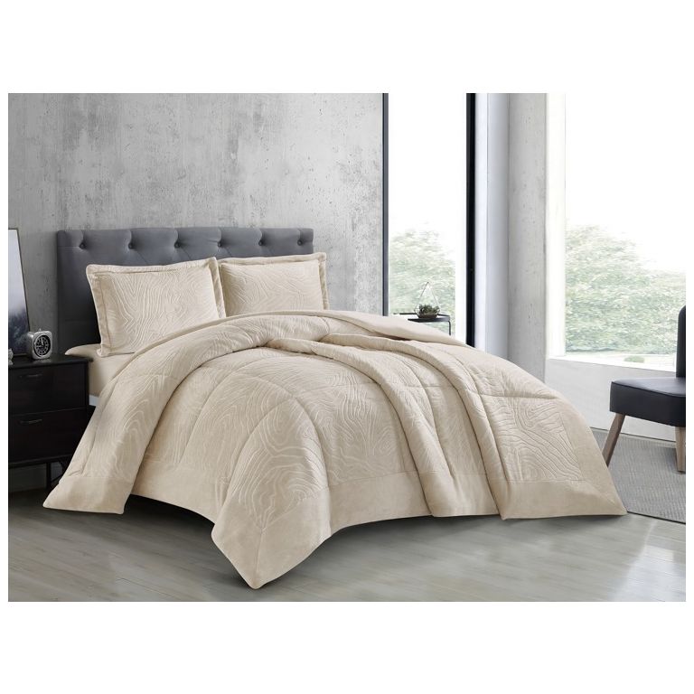 LAVELLA NAZLI TAGESDECKE SET | 260X240 CM BEIGE 3-TEILIG