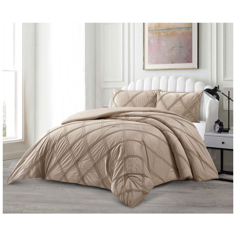 LAVELLA LARA BEDSPREI SET | 240X250 CM BRUIN 3-DELIG
