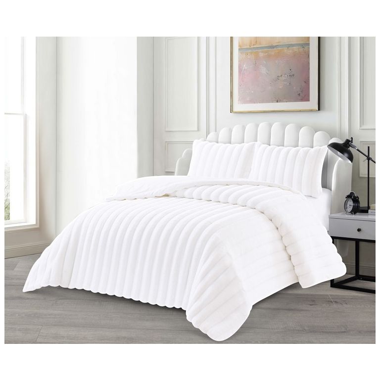 LAVELLA PERI BEDSPREI SET | 235X250 CM WIT 3-DELIG