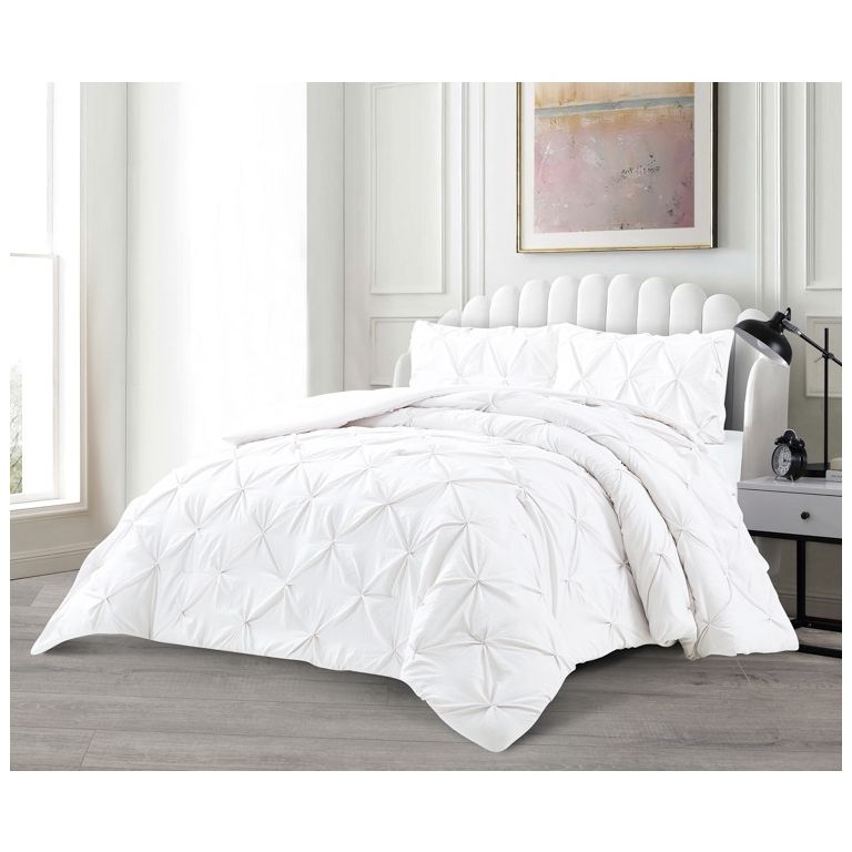 LAVELLA EFSUN TAGESDECKE SET | 240X250 CM WEIß 3-TEILIG