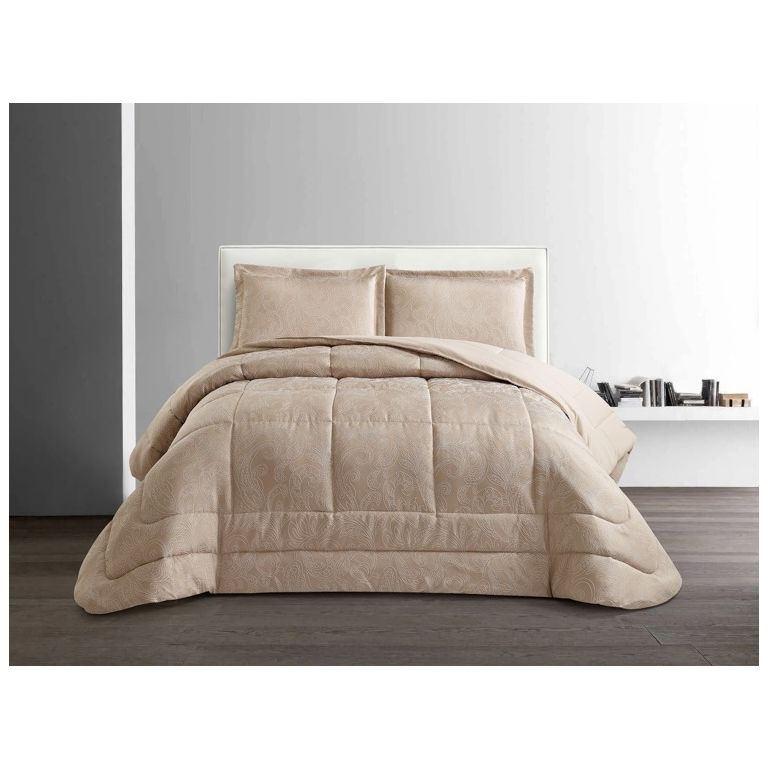 LAVELLA MASAL TAGESDECKE SET | 260X240 CM BEIGE 3-TEILIG