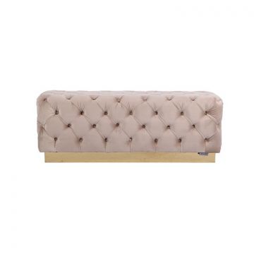 CALABRIA RÉCAMIERE GOLD | TAUPE STOFF MJ11-8