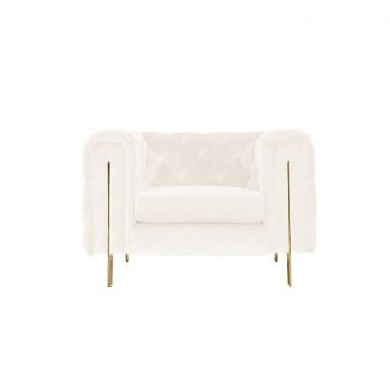 CAMPANIA FAUTEUIL GOUD | BEIGE STOF MJ11-1