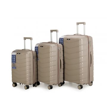 KOFFERSET CNR001 | BEIGE 3-TEILIG