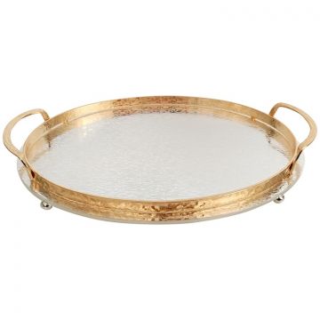 PRÄSENTIERBRETT CNR131 | 43X29 CM GOLD-SILBER