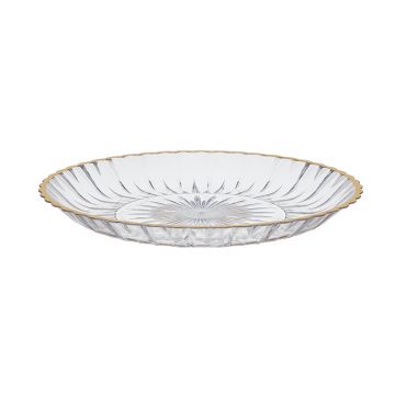 PLASTIC DISH CNR45 | Ø41 CM GOLD