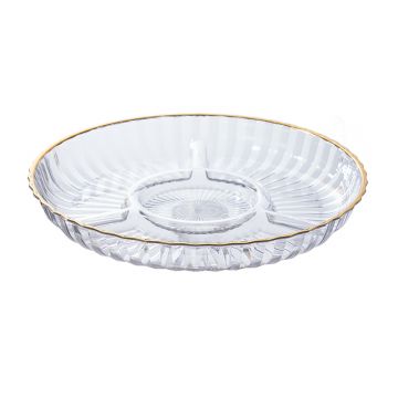 PLASTIK GERICHT CNR79-1 | Ø38 CM 4-FACHS GOLD