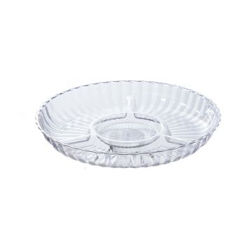 PLASTIC DISH CNR78 | Ø33 CM 4 COMPARTMENTS
