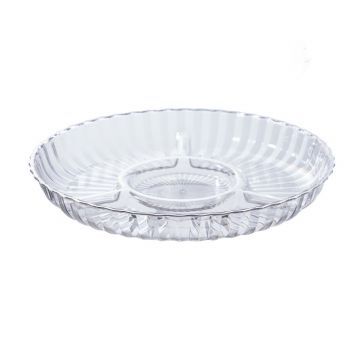 PLASTIC DISH CNR79 | Ø38 CM 4 COMPARTMENTS