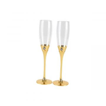 HOCHZEITSSET 003 GLÄSER | GOLD 2-TEILIG