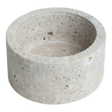 TRAVERTINE SCHÜSSEL CNR-014 | Ø9,5X5,0 CM