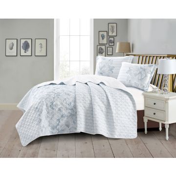 TULIN TAGESDECKE SET CNR005 | WEIß 3-TEILIG