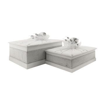 DIAMANT NISANSET RECHTHOEK SILVER 2