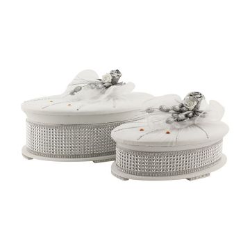 DIAMANT NISANSET OVAAL 2 SILVER