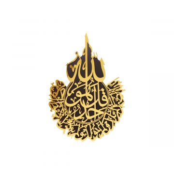 WALL DECORATION CNR9936-2F | 60X80 CM GOLD-BLACK