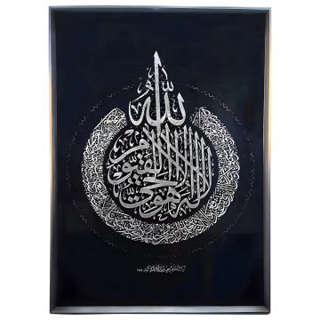 PAINTING CNR004B | 70X100 CM SILVER