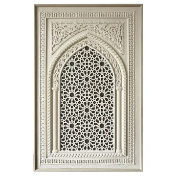 WALL DECORATION CNR094 | 80X120 CM BEIGE-BROWN