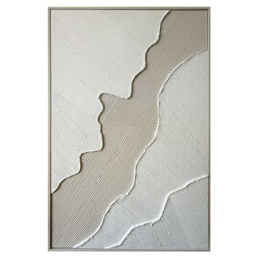 WALL DECORATION CNR2412027 | 80X120 CM WHITE-BEIGE