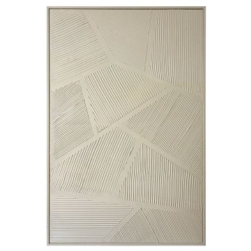 WALL DECORATION CNR2412120 | 80X120 CM WHITE-BEIGE