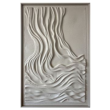 WALL DECORATION CNR2506031 | 80X120 CM WHITE-BEIGE