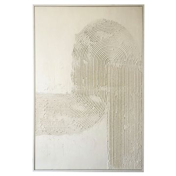 WALL DECORATION CNR250901 | 80X120 CM WHITE