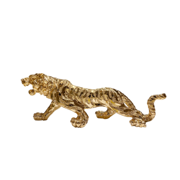 DEKO SKULPTUR CNR1385 LEOPARD | 75 CM GOLD