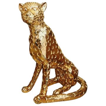 DEKO SKULPTUR CNR1611 LEOPARD | 50 CM GOLD