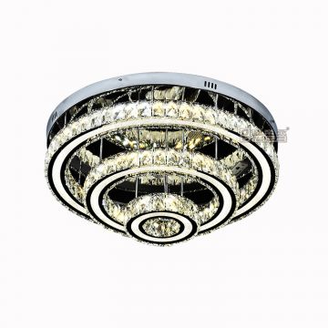 PLAFONDLAMP BOGEN | CHROOM Ø60 CM