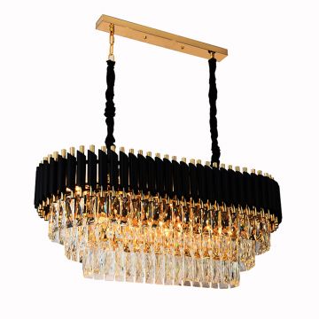 PENDANT LAMP BERLIN | BLACK - GOLD 85X40 CM