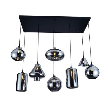 HANGLAMP HOCKENHEIM | ZWART 110X50 CM