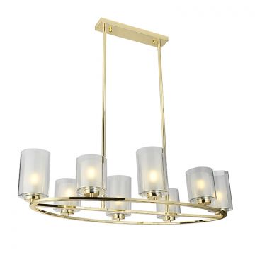 HÄNGELAMPE FULDA | GOLD 120X60 CM