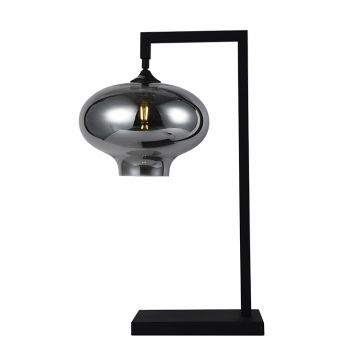 TAFELLAMP GOTHA | ZWART  36X27X59 CM