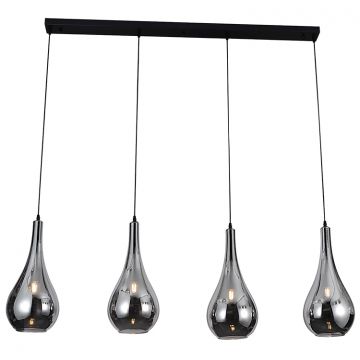 PENDANT LAMP GRONAU | BLACK 135x20 CM