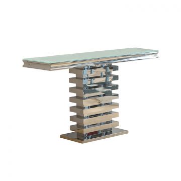 MONZA CONSOLETAFEL 160*45*86CM WIT