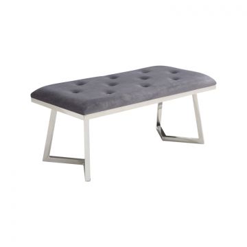 BARI RÉCAMIERE | 110X50X47 CM GRAU STOFF VELU97A