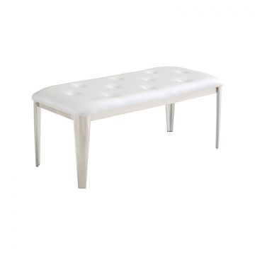 PRATO ZITBANKJE 110*50*47CM WIT PU