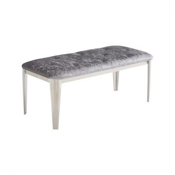 PRATO RÉCAMIERE | 110X50X47 CM SILBER STOFF A41-4