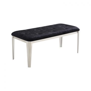 PRATO RÉCAMIERE | 110X50X47 CM SCHWARZ STOFF A41-23
