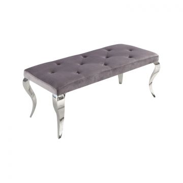 MILANO RÉCAMIERE | 110X50X47 CM GRAU STOFF VELU97A