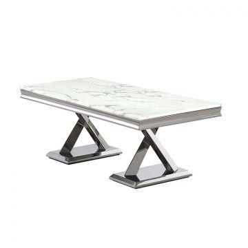 FERRARA EETTAFEL | 180X90X76 CM MARMER 757