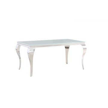 MILANO EETTAFEL 160*90*76CM SUPER WIT