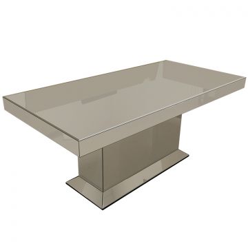 BACOLI EETTAFEL | 160X90X78 CM SEPIA