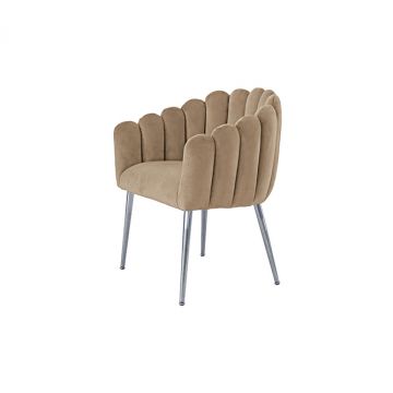 SORRENTO DINING CHAIR | TAUPE FABRIC MJ11-8