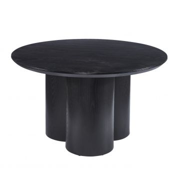 ENNA EETTAFEL ZWART | Ø130X75 CM ZWART